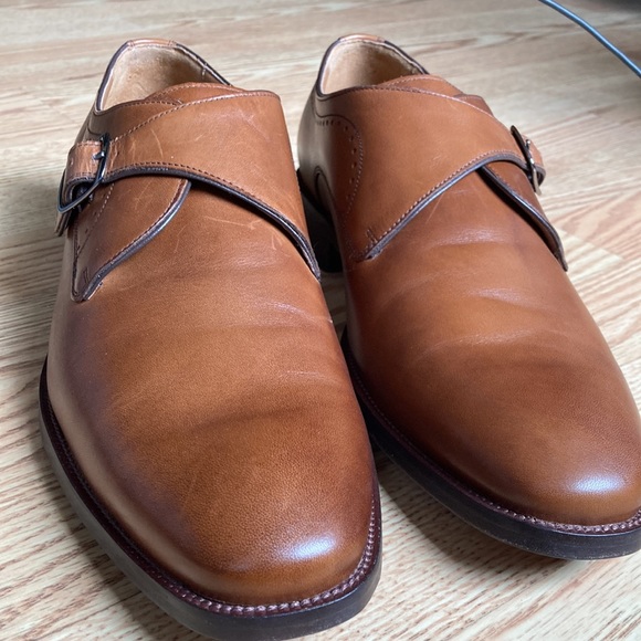 Johnston and Murphy Mens brown leather slip on - Picture 2 of 7